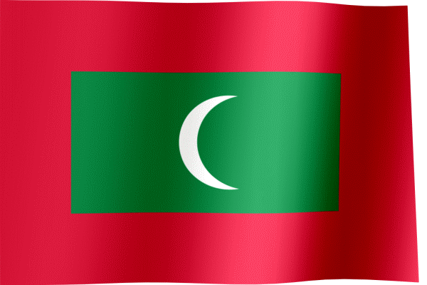 The Maldives Flag